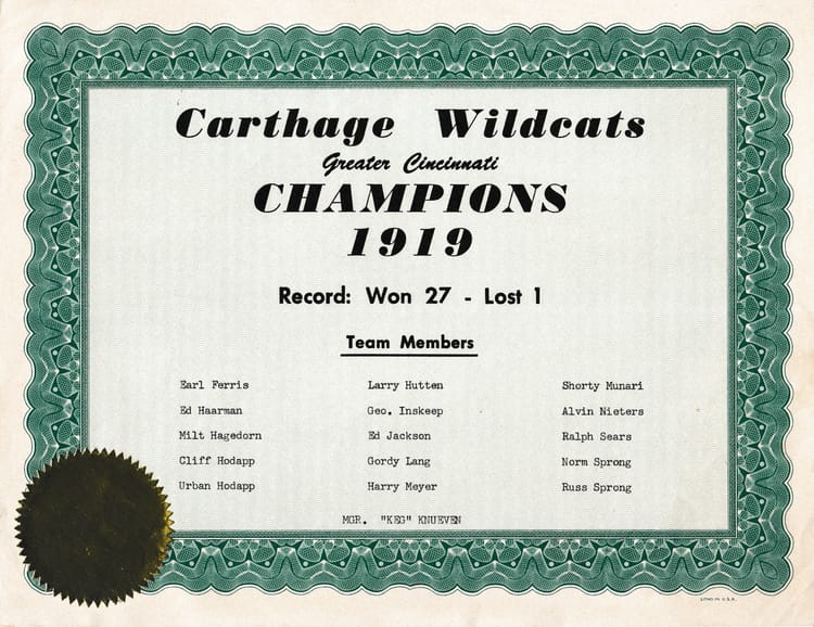 Johnny Hodapp at 120: A Son of the Carthage Sandlots